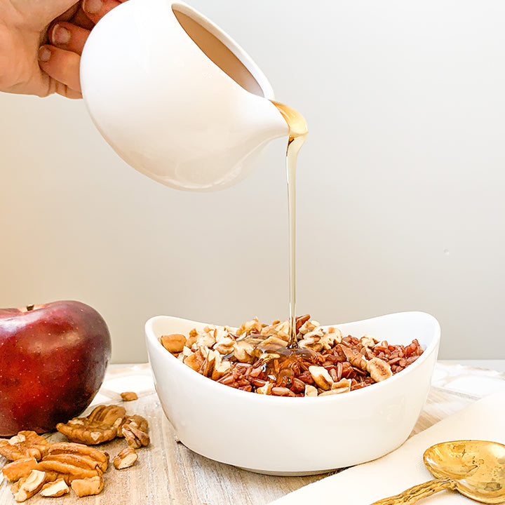 Cinnamon Red Rice Breakfast Bowl