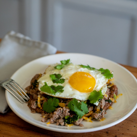 Southwest Sausage Rice Grit Breakfast