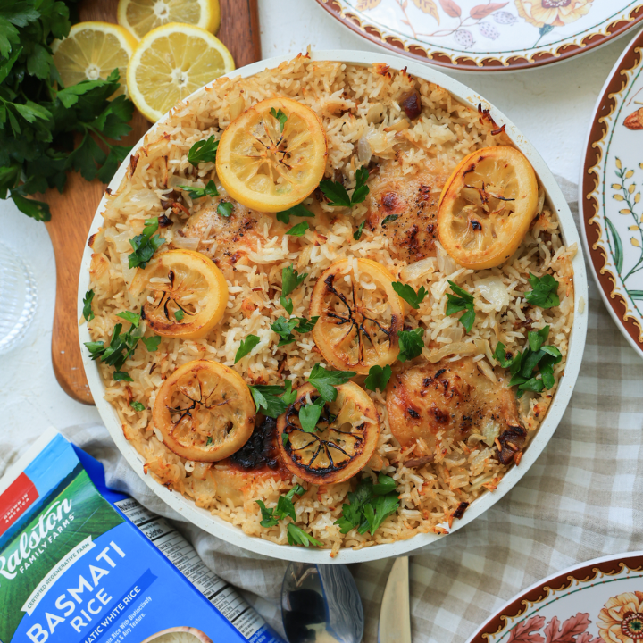 One Pot Lemon Chicken and Rice