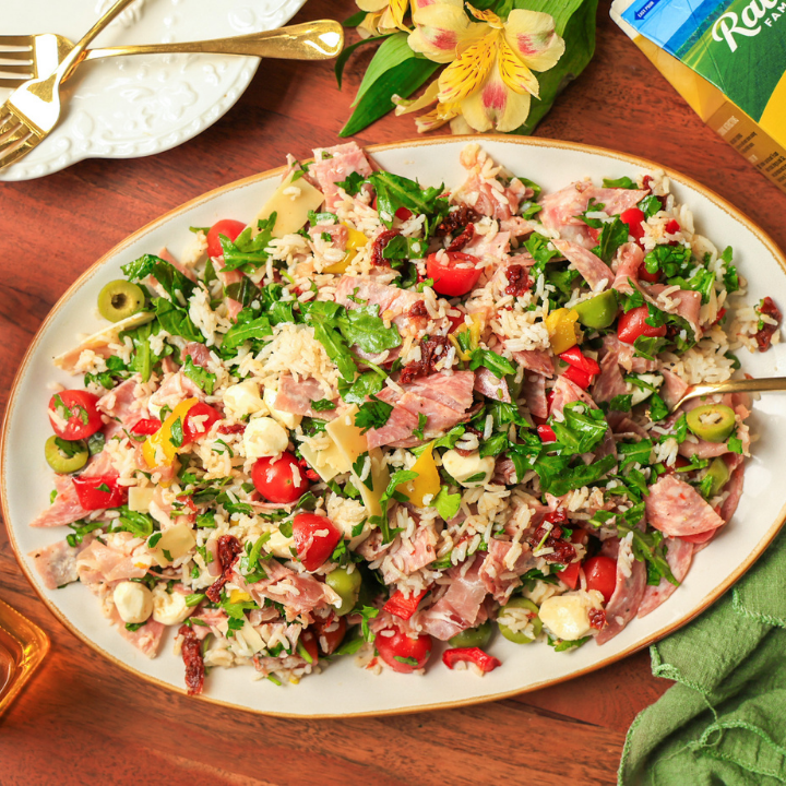 Italian Chopped Rice Salad
