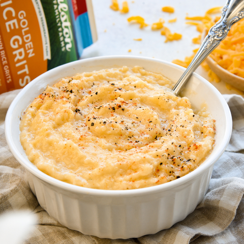 Cheesy Rice Grits  
