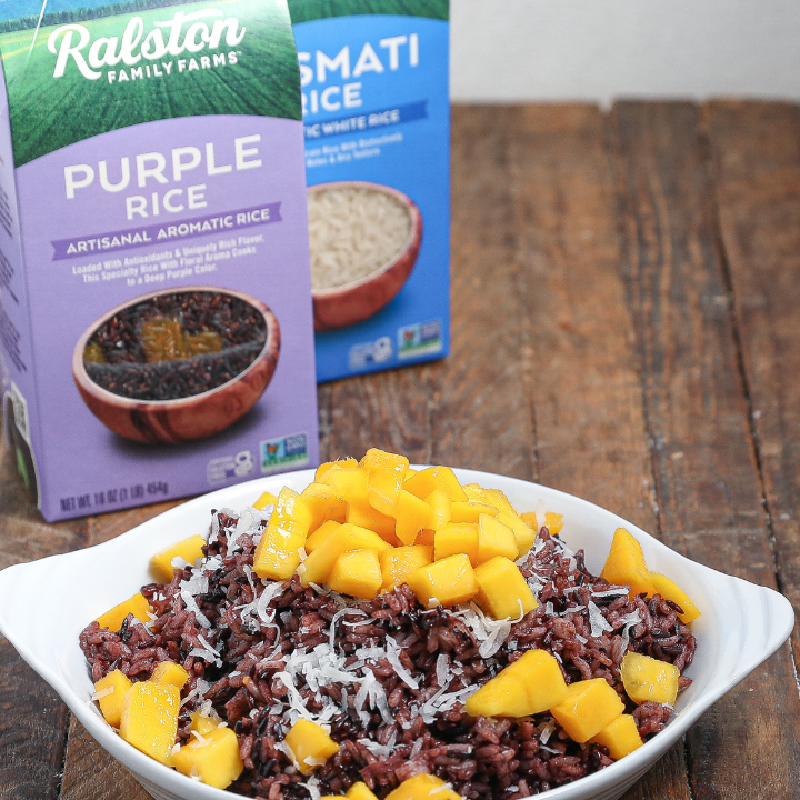Mango Purple Sticky Rice