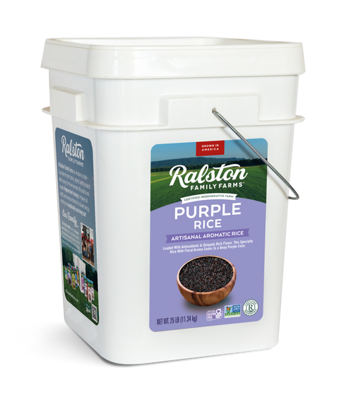 Purple Rice - 25lb Bucket