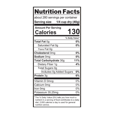 Golden Rice Grits - 25lb Bucket