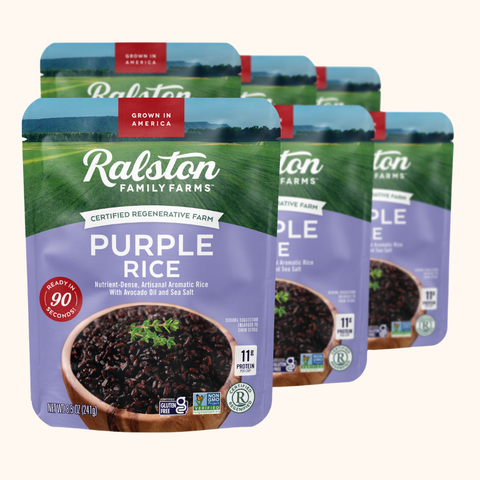 Heat and Serve Purple Rice