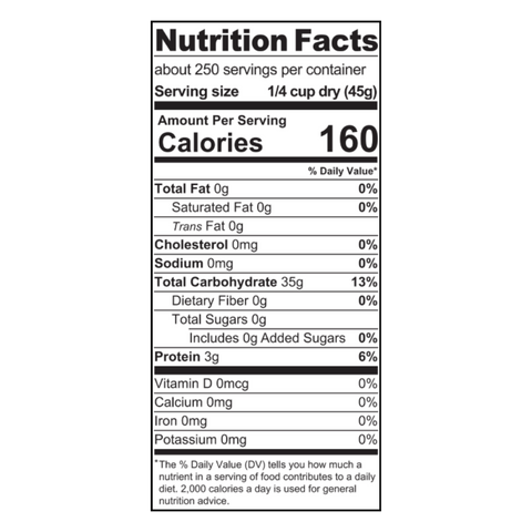 Jasmine Rice - 25lb Bucket
