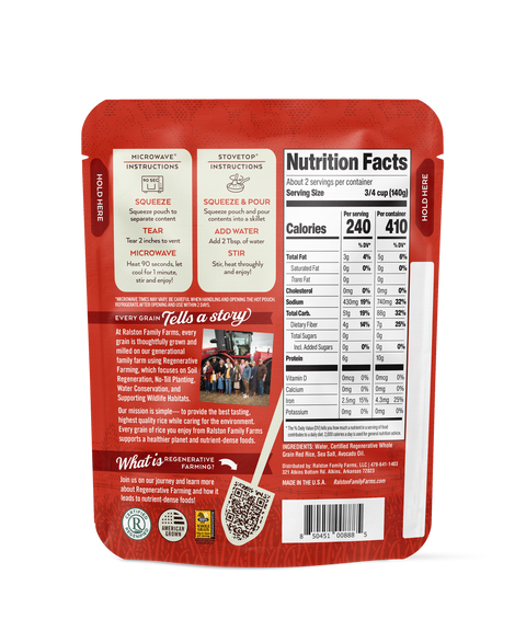 Heat and Serve Red Rice