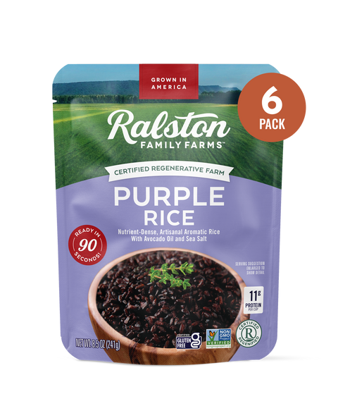 Heat and Serve Purple Rice