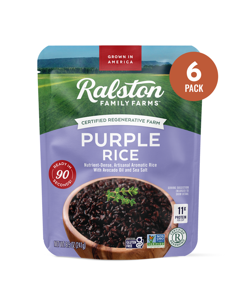Heat and Serve Purple Rice