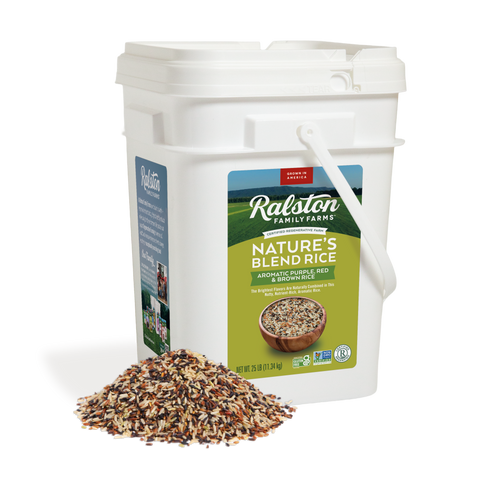 Nature's Blend Rice - 25lb Bucket