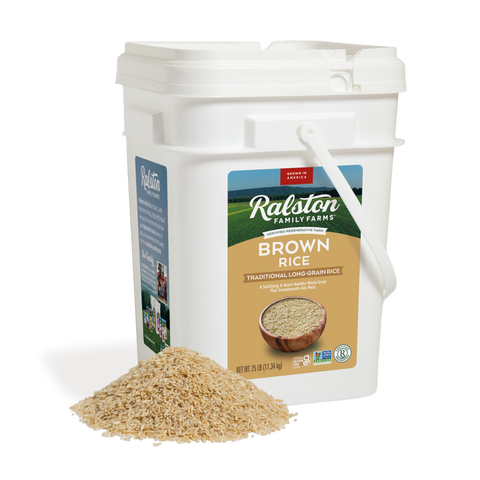 Brown Rice - 25lb Bucket
