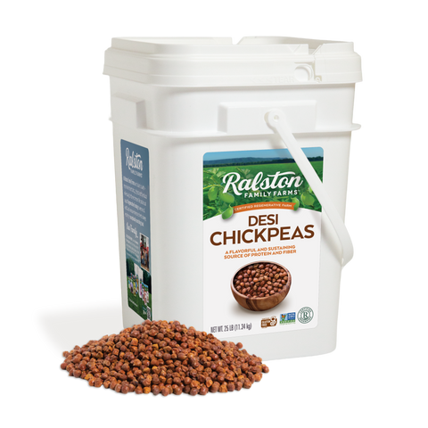 Desi Chickpeas - 25lb Bucket