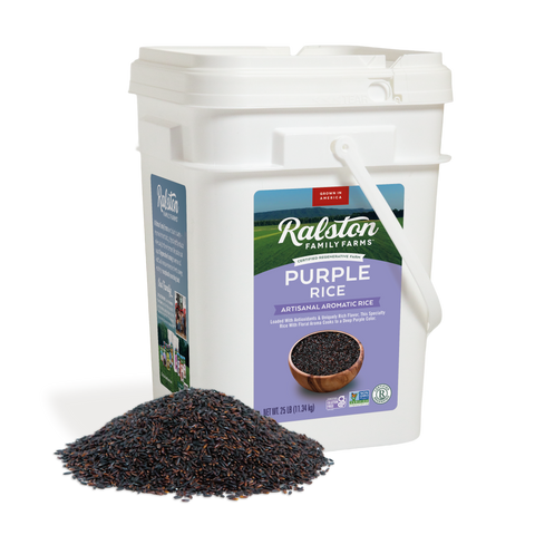 Purple Rice - 25lb Bucket