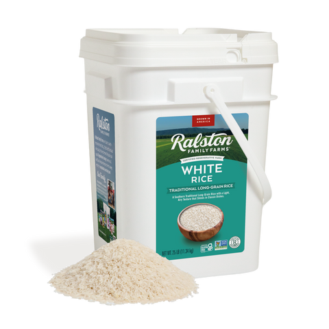 White Rice - 25lb Bucket