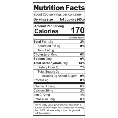 Brown Rice - 25lb Bucket