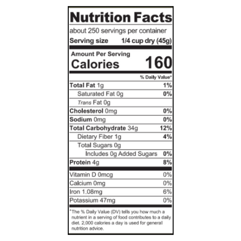 Nature's Blend Rice - 25lb Bucket
