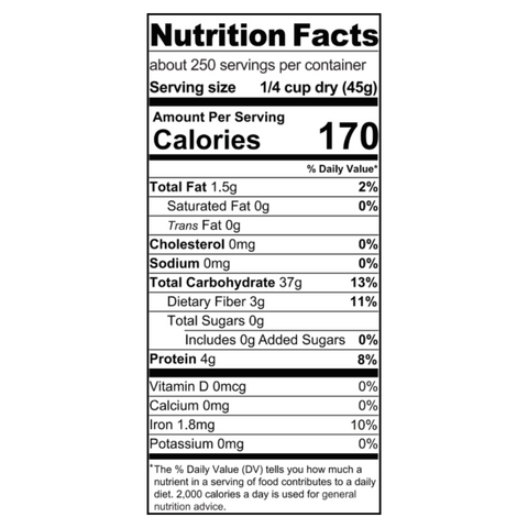 Ancient Grain Red Rice - 25lb Bucket