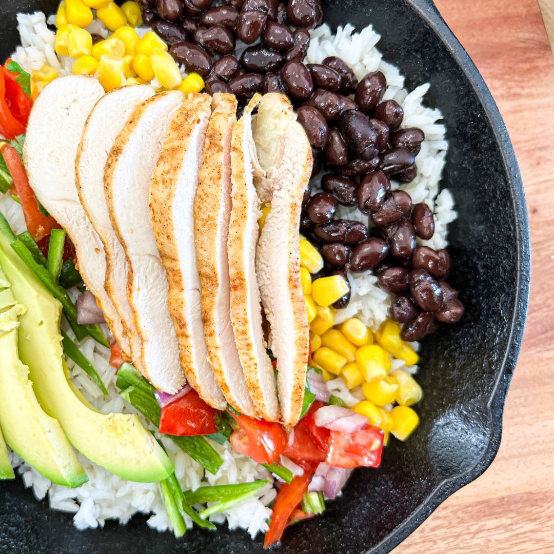 Cilantro Lime Chicken Rice Bowl