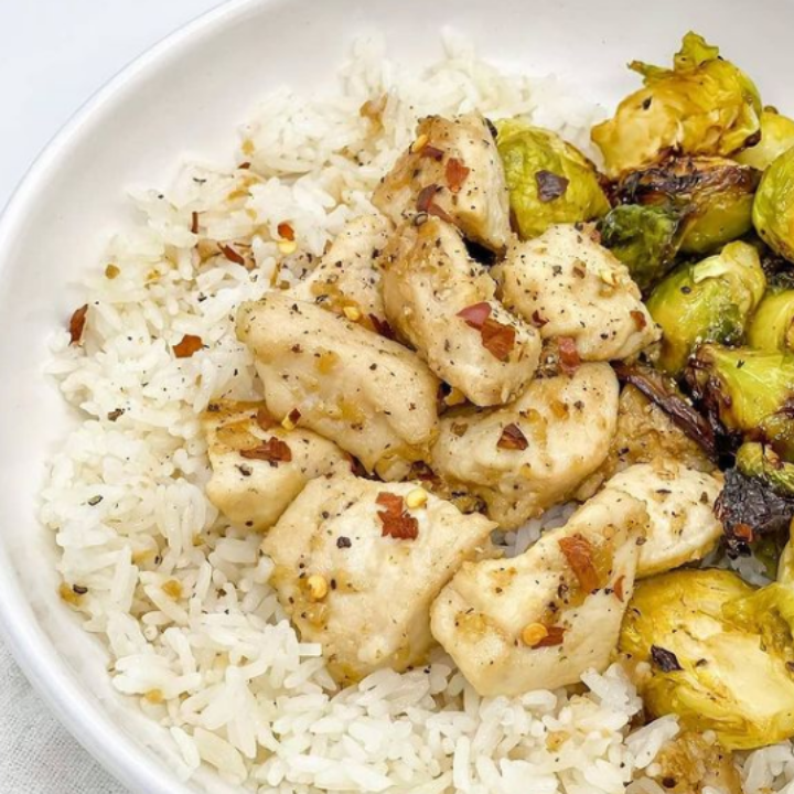 rice dish served on plate