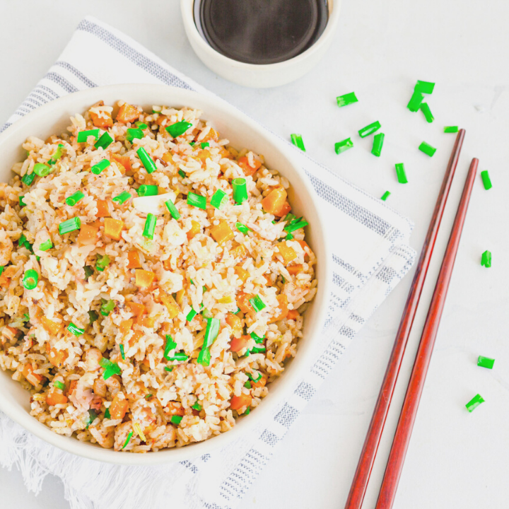 cooked rice in a bowl